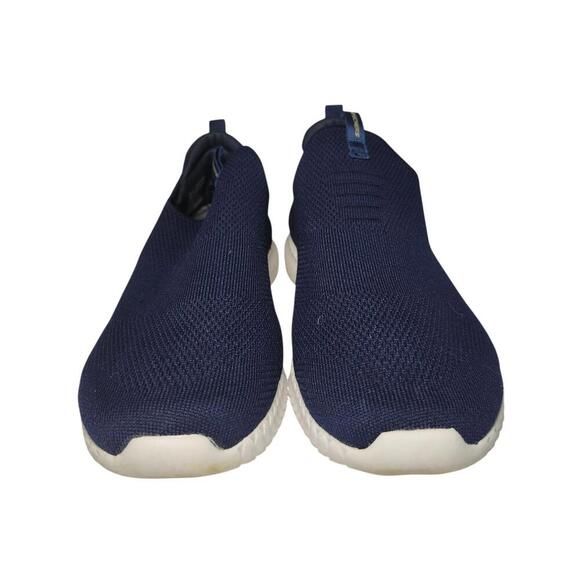 Skechers Men's Navy Slip-On Sneakers Size 8.5 - Picture 2 of 9